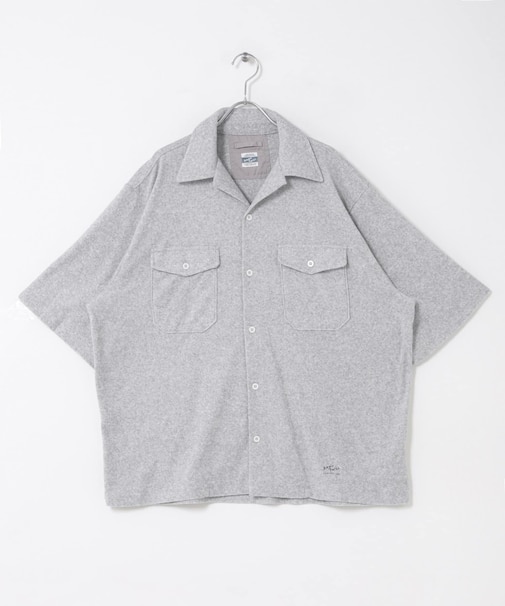 ARMY TWILL　PILE OPEN COLLAR SHIRTS