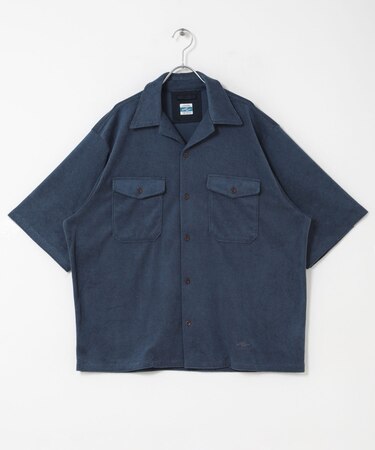 ARMY TWILL　PILE OPEN COLLAR SHIRTS