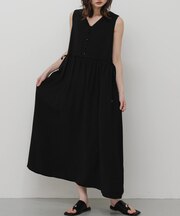 2wayウエストギャザーワンピース