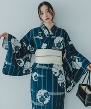 『WEB／一部店舗限定』ワンピース浴衣4点セットA