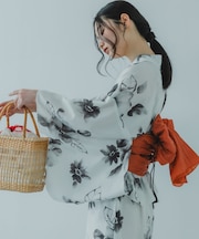 『WEB／一部店舗限定』ワンピース浴衣4点セットB