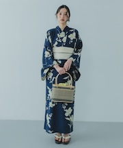 『WEB／一部店舗限定』ワンピース浴衣4点セットB