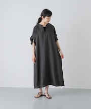 TICCA　リネンツイストスリーブワンピース