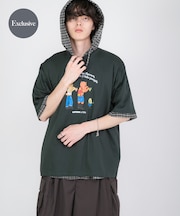 『別注』OATSIDE×SENSE OF PLACE　グラフィックTシャツA