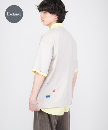 『別注』OATSIDE×SENSE OF PLACE　グラフィックTシャツC