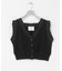 crinkle crinkle crinkle　WAFFLE FRILL VEST
