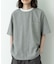 接触冷感リネン混ショートスリーブTシャツ