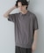 『洗濯可』ストレッチニットポロショートスリーブTシャツ