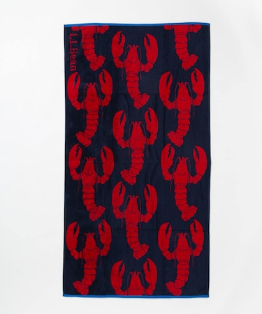 L.L.Bean BEACH TOWEL LOBSTERS