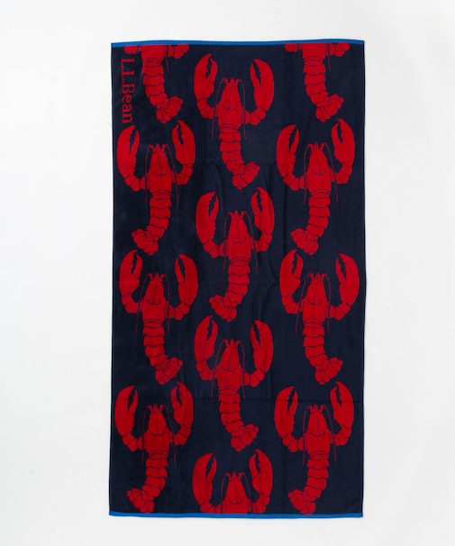 L.L.Bean BEACH TOWEL LOBSTERS
