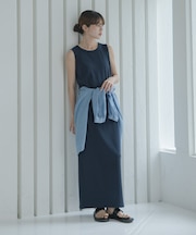 『38サイズ／WEB限定』Iラインカットワンピース