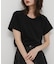 汗ジミ防止コクーンスリーブクルーネックTシャツ