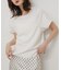 汗ジミ防止コクーンスリーブクルーネックTシャツ
