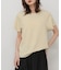 汗ジミ防止コクーンスリーブクルーネックTシャツ