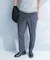 LIFE STYLE TAILOR　リネンライク千鳥柄コンフォータブルパンツ