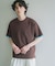ダブルフェイス裏毛ショートスリーブTシャツ