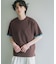 ダブルフェイス裏毛ショートスリーブTシャツ