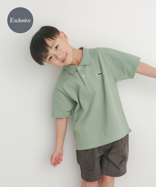 『別注』『親子リンク』PENNEYS×DOORS　THE FOX鹿の子ポロシャツ(KIDS)