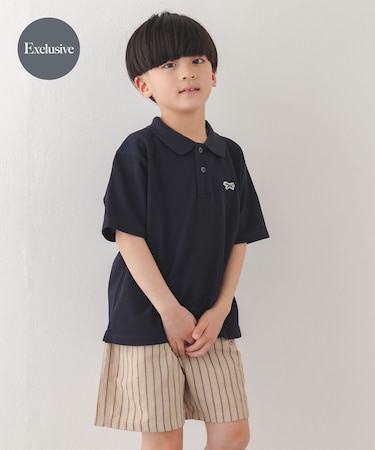 『別注』『親子リンク』PENNEYS×DOORS THE FOX鹿の子ポロシャツ(KIDS)