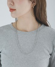 ステンレスラリエットチェーンネックレス
