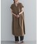 リネンレーヨンスキッパーフレンチワンピース