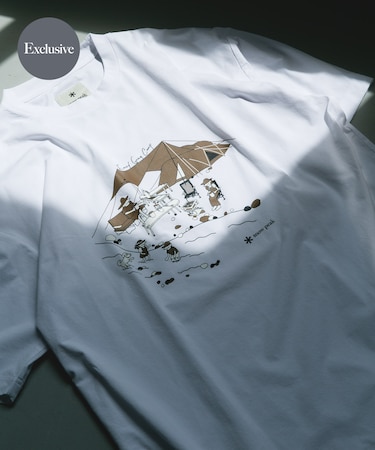 『別注』Snow Peak Apparel×DOORS　WA／AC FAMILY CAMP T-SHIRTS