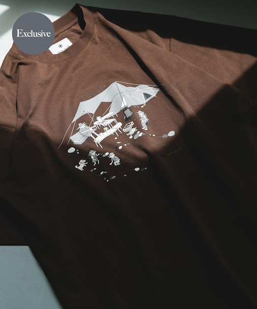 『別注』Snow Peak Apparel×DOORS　WA／AC FAMILY CAMP T-SHIRTS