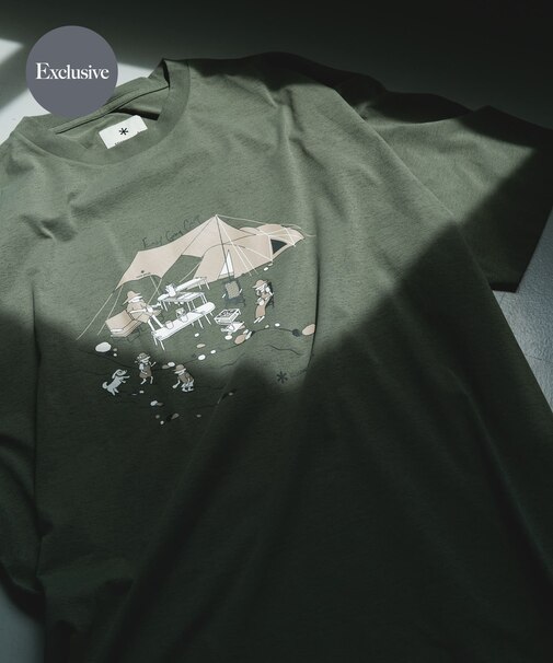 『別注』Snow Peak Apparel×DOORS　WA／AC FAMILY CAMP T-SHIRTS