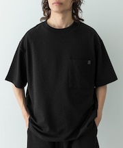 カットシアサッカーショートスリーブTシャツ