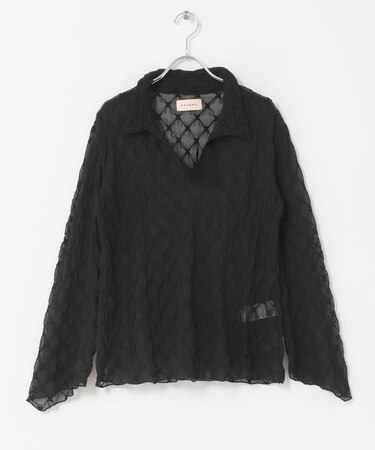 MEYAME　LACE SKIPPER BLOUSE