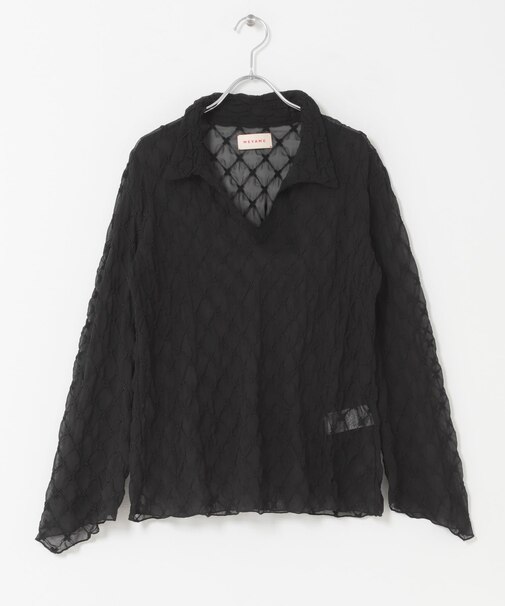 MEYAME　LACE SKIPPER BLOUSE