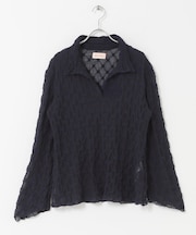 MEYAME　LACE SKIPPER BLOUSE
