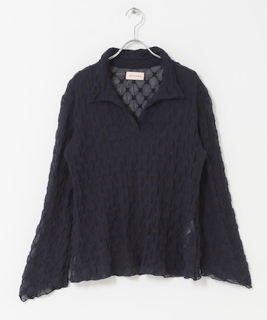 MEYAME　LACE SKIPPER BLOUSE