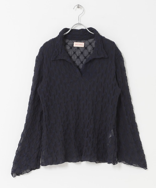 MEYAME　LACE SKIPPER BLOUSE