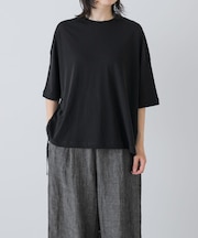 ハイツイストコットン半袖Tシャツ