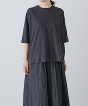ハイツイストコットン半袖Tシャツ