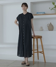 エアリーコットンピンタックワンピース