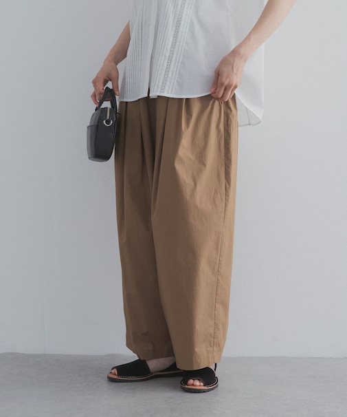 ギャザーボリュームパンツ