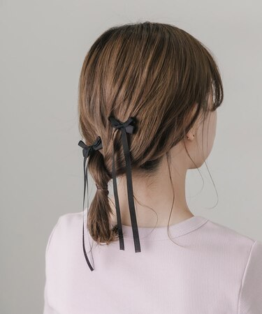 リボン2セットヘアピン