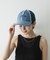 GANNI　DENIM PATCHWORK CAP