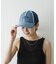 GANNI　DENIM PATCHWORK CAP