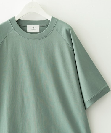 『接触冷感』『速乾』ハイスペラグランショートスリーブTシャツ