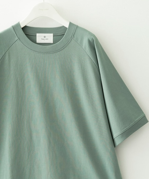 『接触冷感』『速乾』ハイスペラグランショートスリーブTシャツ
