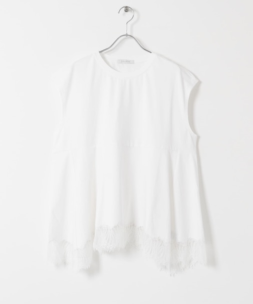 CHIGNON　レースフレンチカットソー