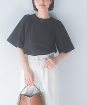 吸水速乾フレアスリーブカットソー