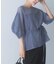 CHIGNON　シアーチェックボリュームスリーブプルオーバー
