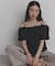 『WEB限定』タックオフショルブラウス