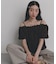 『WEB限定』タックオフショルブラウス