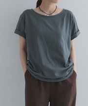 GrowOrganicボートネックTシャツ