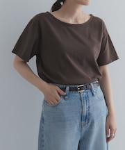 GrowOrganicボートネックTシャツ